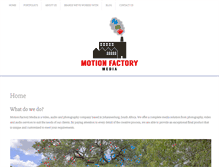 Tablet Screenshot of motionfactorymedia.com